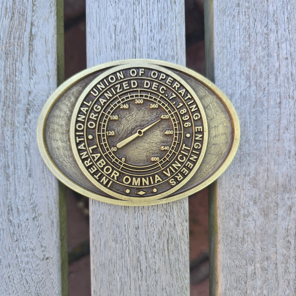 International Union of Operating Engineers Belt Buckle