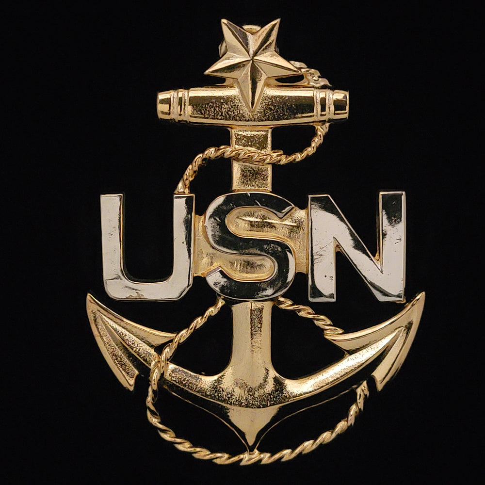 U. S. Navy Senior Chief Anchor -  Free Shipping